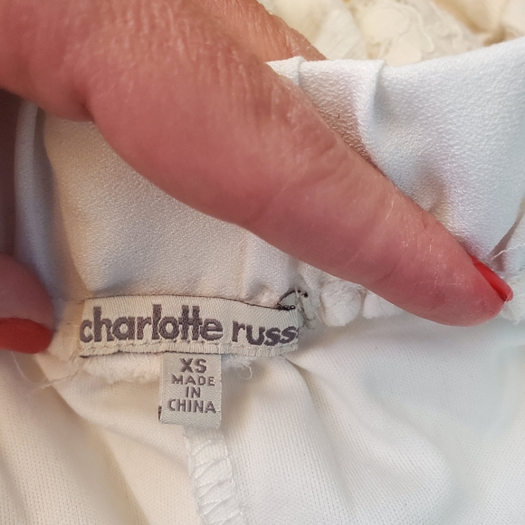 Off The Shoulder Lace Mini Dress - Picture 3 of 5